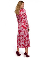 Dámské šaty model 18647124 Červená s růžovou - Makover