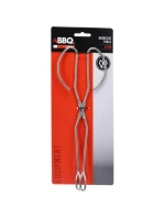 GRILOVACÍ KLEŠTĚ 27 CM DLOUHÉ STŘÍBRNÉ