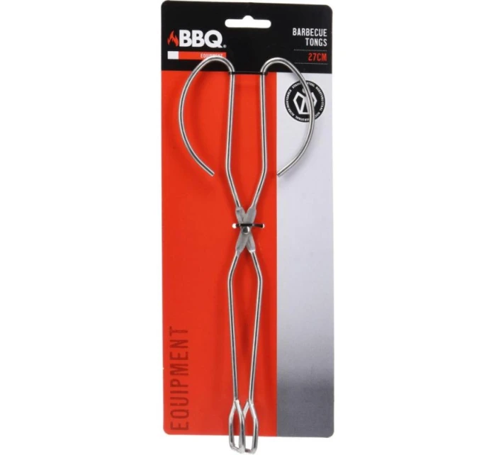 GRILOVACÍ KLEŠTĚ 27 CM DLOUHÉ STŘÍBRNÉ