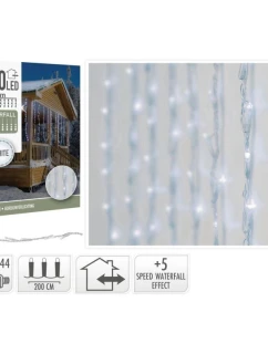 LAMPKI CHOINKOWE   220 LED BIAŁY 5 model 21832446