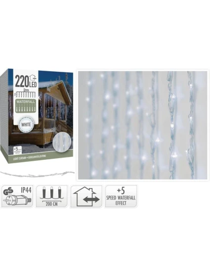 LAMPKI CHOINKOWE   220 LED BIAŁY 5 model 21832446