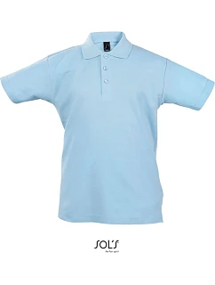SOL'S Summer Kids II Dětské piqué polo 25.1345 sky blue