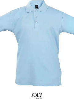 SOL'S Summer Kids II Dětské piqué polo model 22525282 sky blue