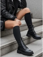 Dámské ponožkové boty černé Dstreet ZY1014