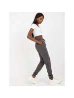 Tmavě šedé melanžové základní tepláky (B-005.05) Tmavě šedé melanžové základní tepláky (B-005.05)