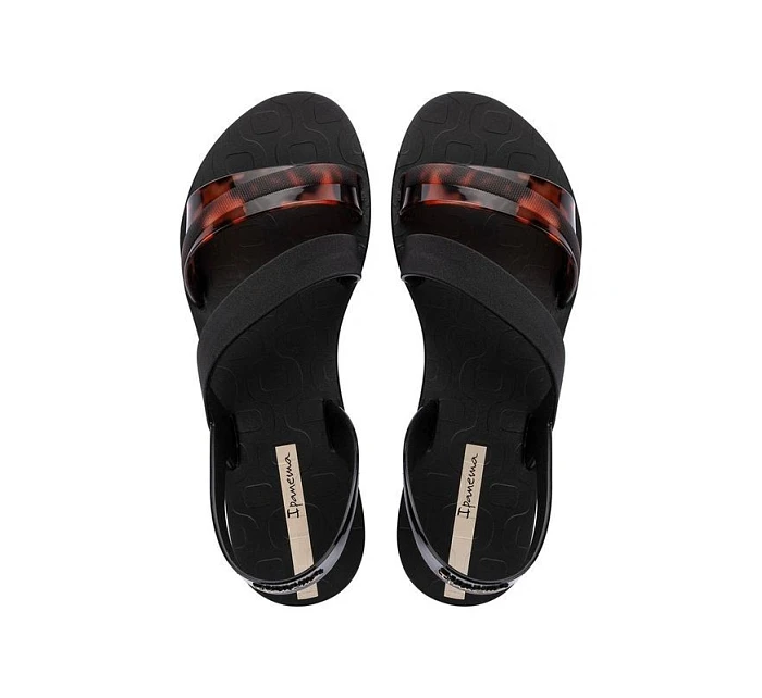 Ipanema boty dámské sandály Vibrant Sandal Fem fashionable comfortable black brown dámské