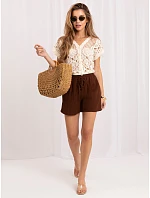 Szorty MI SN model 22224907 brązowy - FPrice Szorty MI SN model 22224907 brązowy - FPrice