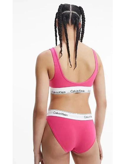 Dámská podprsenka růžová model 17919663 - Calvin Klein Dámská podprsenka růžová model 17919663 - Calvin Klein