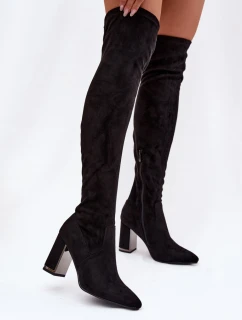 Kozačky na podpatku  model 221899 Step in style
