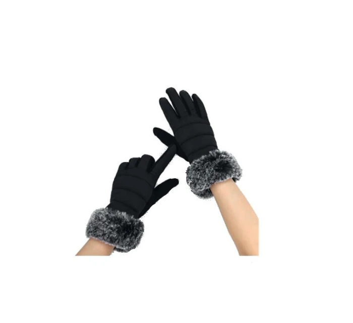 Dámské kožešinové rukavice model 21345224 - BE SNAZZY