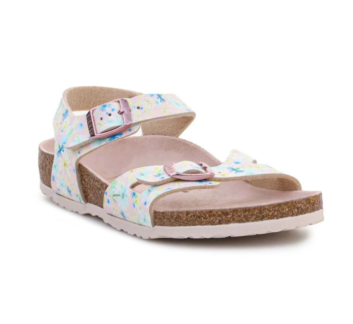 Dětské sandály Birkenstock Rio 1022232 Pastel Floral Dětské sandály Birkenstock Rio 1022232 Pastel Floral