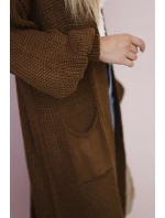 Svetr dlouhý kardigan model 21308329 - K-Fashion Svetr dlouhý kardigan model 21308329 - K-Fashion