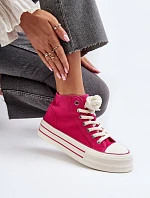 Dámské tenisky na platformě Fuksja Aineri