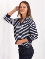 Bluzka RV BZ model 21406688 granatowy - FPrice Bluzka RV BZ model 21406688 granatowy - FPrice