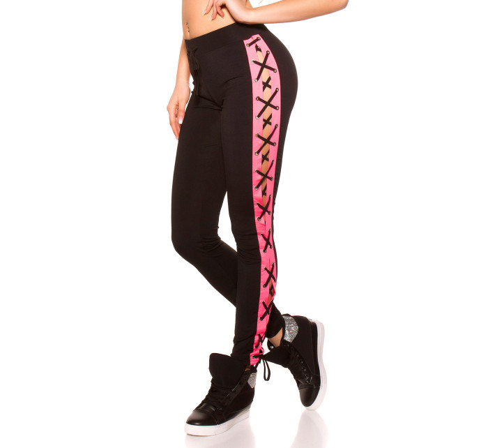 Sexy KouCla workout leggings with lacing