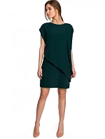 Vrstvené šaty S262 zelené - Stylove