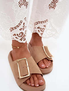 Klapky na platformě model 228786 Step in style