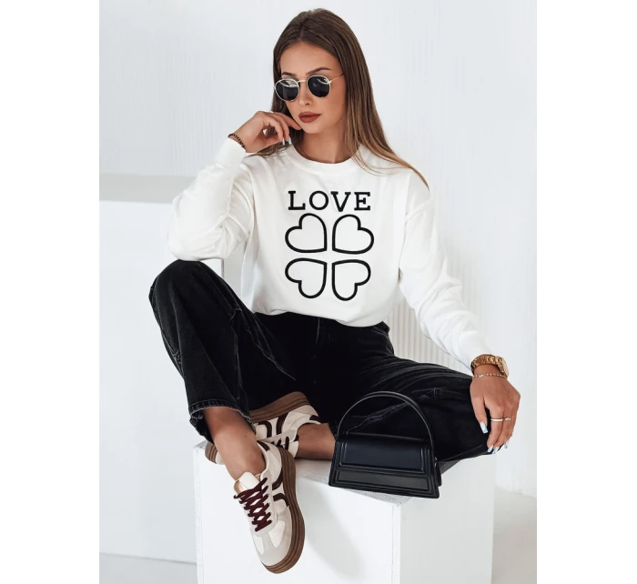 Dámský svetr Love bílý Dstreet model 21981552 - FashionStreet