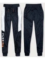 Tmavě modré pánské teplákové kalhoty model 18406722 - J.STYLE