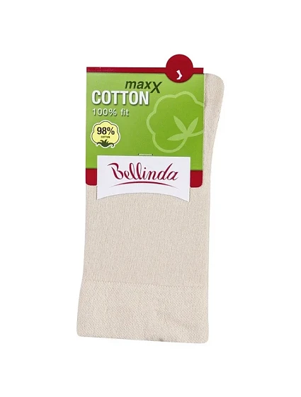 Dámské bavlněné ponožky COTTON SOCKS béžová model 15437750 - Bellinda Dámské bavlněné ponožky COTTON SOCKS béžová model 15437750 - Bellinda