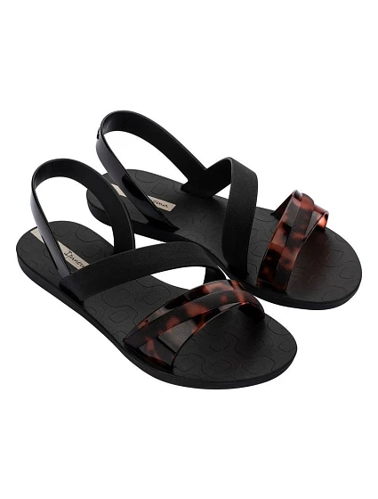 Ipanema boty dámské sandály Vibrant Sandal Fem fashionable comfortable black brown dámské