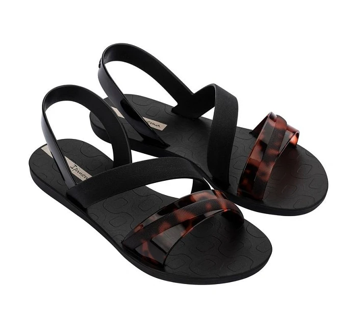 Ipanema boty dámské sandály Vibrant Sandal Fem fashionable comfortable black brown dámské