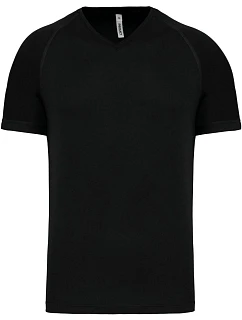 Kariban ProAct PA 476 Pánské sportovní tričko s výstřihem do V 20.P476 black