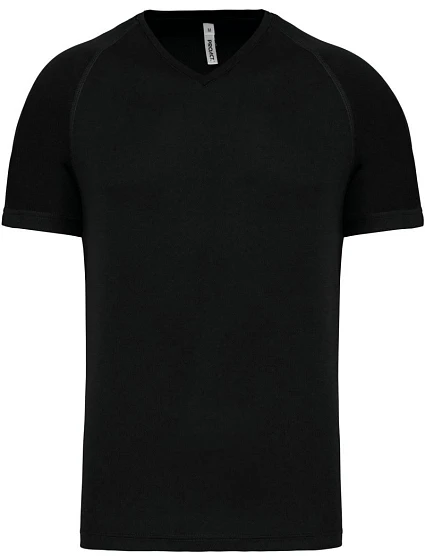Kariban ProAct PA 476 Pánské sportovní tričko s výstřihem do V 20.P476 black Kariban ProAct PA 476 Pánské sportovní tričko s výstřihem do V 20.P476 black