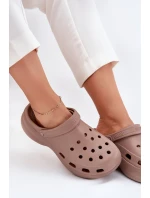 Dámské Pěnové Sandály Na Masivní Podešvi Big Star RR274A121 Tmavě béžové Dámské Pěnové Sandály Na Masivní Podešvi Big Star RR274A121 Tmavě béžové