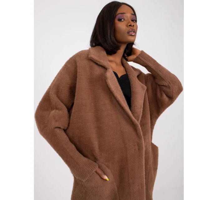 Dámský kabát MBM PL model 21321652 hnědý - FPrice Dámský kabát MBM PL model 21321652 hnědý - FPrice