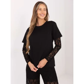 Bluzka MI BZ model 21798138 czarny - FPrice Bluzka MI BZ model 21798138 czarny - FPrice