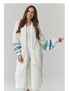 Svetr na zapínání model 226866 Makadamia