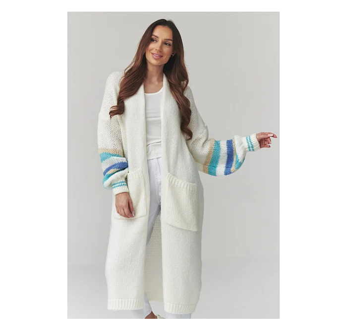 Svetr na zapínání model 226866 Makadamia Svetr na zapínání model 226866 Makadamia