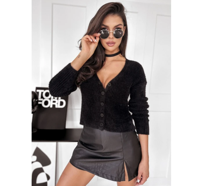 Dámský svetr LILY černý FashionStreet MY2035 Dámský svetr LILY černý FashionStreet MY2035