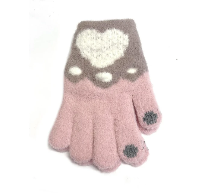 Dívčí rukavice Noviti RZ070 Srdce
