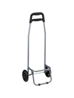 VOZÍK NA KOLEČKÁCH NA NÁKUPNÍ TAŠKY S RÁMEM 25L ŠEDÝ