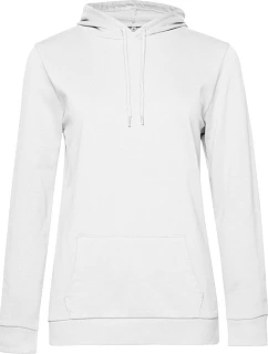 B&C #Hoodie /women Dámská mikina s kapucí 01.W04W white