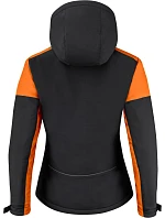 Printer Prime Padded Softshell Women Dámská zimní softshellová bunda 61.1072 black/orange