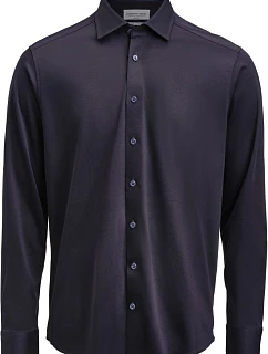 J.Harvest & Frost IB 132 Slim Men Košile Interlock s dlouhým rukávem 63.3202 navy