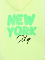 Mikina MJ BL H2587.82 fluo žlutá Mikina MJ BL H2587.82 fluo žlutá