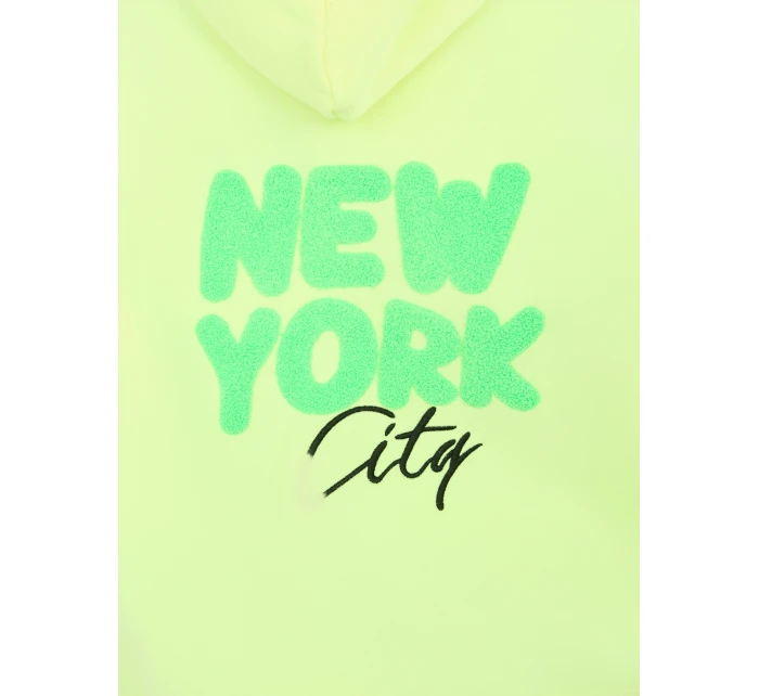 Mikina MJ BL H2587.82 fluo žlutá Mikina MJ BL H2587.82 fluo žlutá