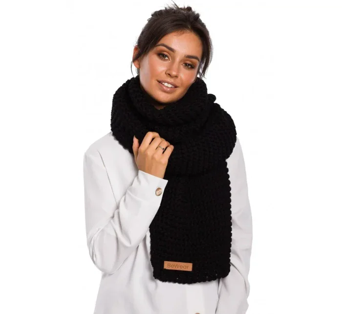 Dlouhá zimní s nášivkou  černá model 15101568 - BeWear