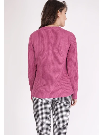 Svetr Victoria SWE 123 Pink model 17570737 - MKMSwetry