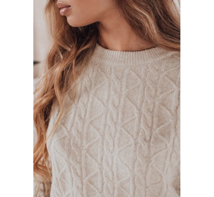 Dámský svetr BRAVINA beige FashionStreet MY2529