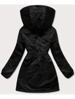 Černá dámská bunda s kapucí model 17556030 - S'WEST