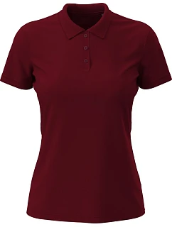 Lux Polo Women Dámské piqué polo bordeaux model 22447084 - Stedman