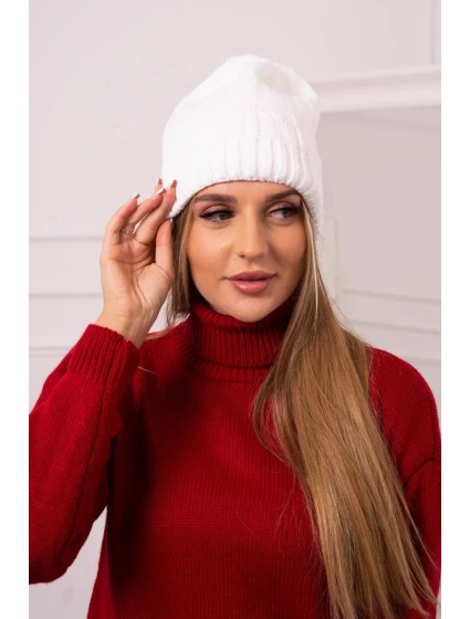 Dámská čepice Irmina model 18751853 bílá - K-Fashion