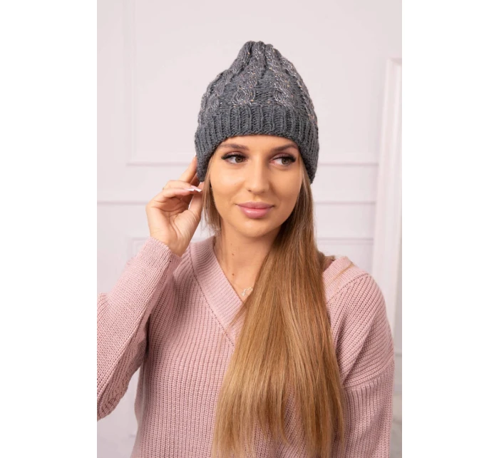 Dámská čepice Kalina K362 tmavě šedá Dámská čepice Kalina K362 tmavě šedá