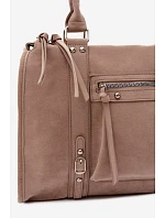 Velká kabelka z imitace semiše Béžová model 22220943 - Flora&Co Velká kabelka z imitace semiše Béžová model 22220943 - Flora&Co
