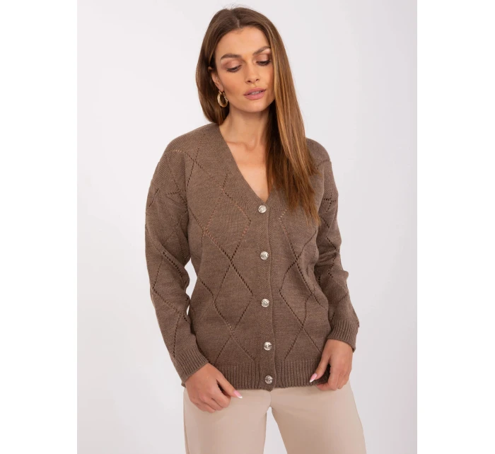 Dámský svetr LC SW model 21760969 Hnědá - FPrice Dámský svetr LC SW model 21760969 Hnědá - FPrice